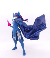 SU-C-PSY: 1/12 fabric wired blue cape for Marvel Legends Marvel Legends Psylocke