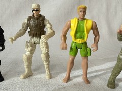 Lot Of 9 Chap Mei Solder Action Figures
