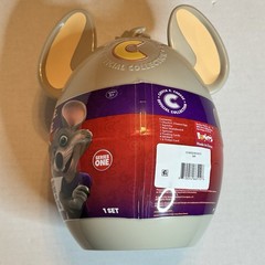 CHUCK E. CHEESE Mystery Surprise Egg Collectible 10 Items Inside w/ E Ticket NEW