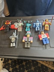 Roblox Figures Lot Of 8 + Accessories