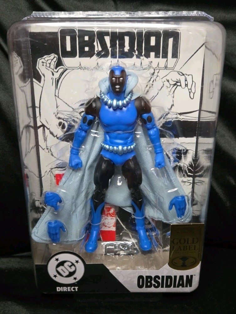 Mcfarlane DC Direct Multiverse Punchers Gold Label Infinity Inc #16 OBSIDIAN