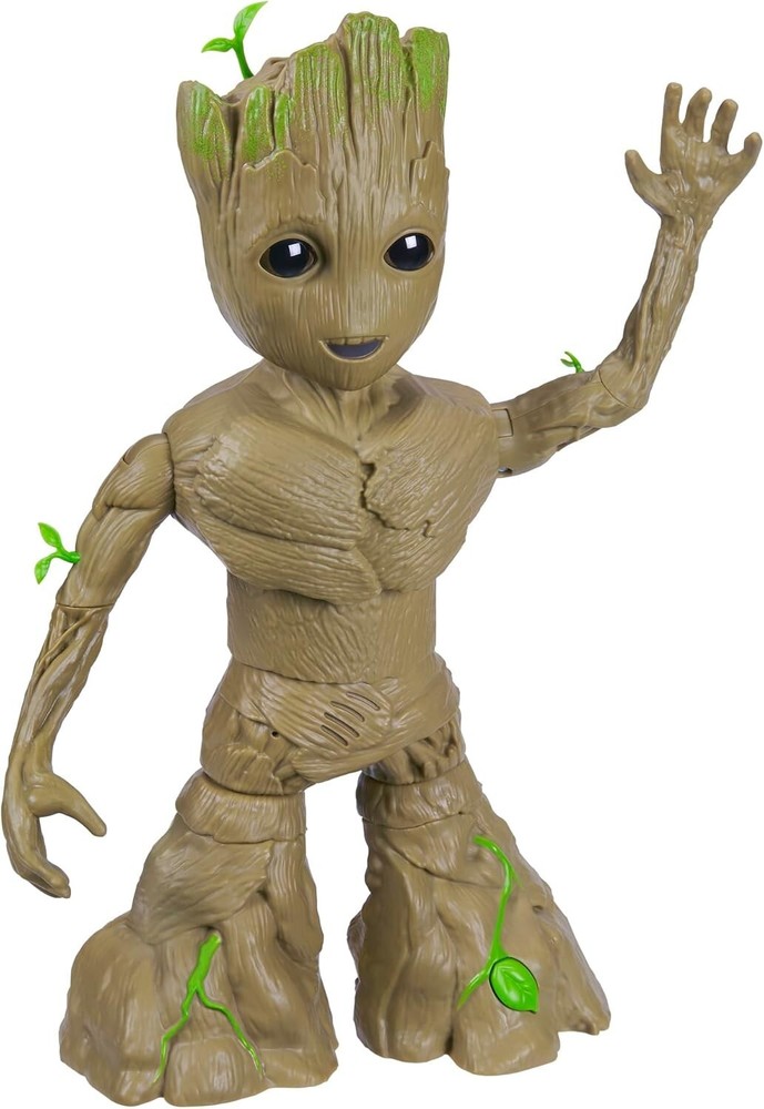 Marvel Studios I Am Groot Groove ‘N Grow Groot, 13.5-Inch Interactive Action Fig