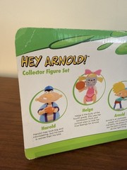 New HEY ARNOLD! Collector 5 FIGURE SET Nickelodeon HELGA Harold GERALD Baseball