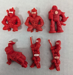 1980s Panosh Ninja Mites — Huge Lot of 72 Action Figures!
