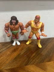 90’s Hulk Hogan Gorilla Press Slam Hasbro WWF Pro Wrestling + Ultimate Warrior