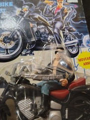 Vintage 90s Terminator Knockoff Figure The Protector Super Bike With Sawed Off