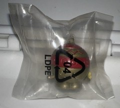 Shopkins Season 6 Christmas Exclusive Ornament Annie Red and Gold NEW