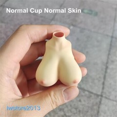 1:12 Normal Size Skin Bust Breast Cover Replacement Model For 6” Female Body