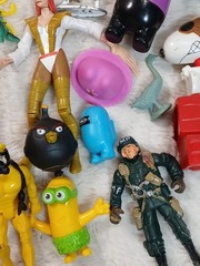 Mixed Boys Lot of Vintage and Modern Toys and Action Figures 50+ Pieces Extras