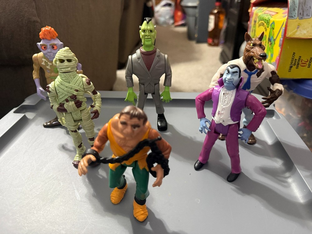 Vintage The Real Ghostbusters Monsters Action Figures Kenner 1989 Set of 6