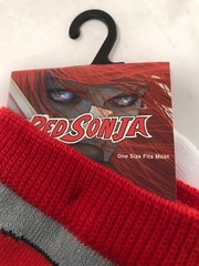 Red Sonja – 2 Pair Of Crew Socks – New