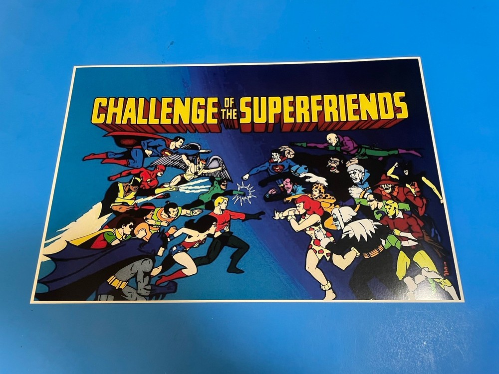 DC COMICS CHALLENGE OF THE SUPER-FRIENDS LEGION OF DOOM POSTER PIN UP BRAND NEW.