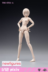 US Stock 86TOYS 1/12 T86-ST Flexible 6 inch Female Joint Action Figure Head Body