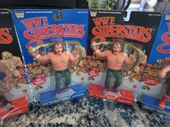 Mattel WWE Superstars LJN Series 3 Rock Roddy Piper & Jake the Snake Chase Black