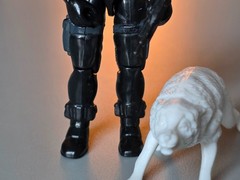 Vintage GI Joe Snake Eyes V2 Complete with File Card 1985 Hasbro