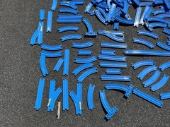 Over 100 Pieces Of Thomas Trackmaster Track Lot No Trains Buildings