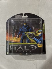 Halo Reach Series 4 Mark V Spartan (Blue) Figure McFarlane