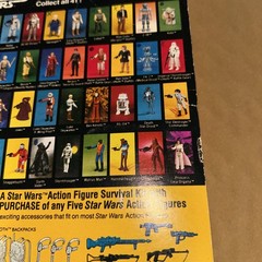 Vintage Star Wars FX-7 Medical Droid Figure 41A Card Back Kenner 1980 ESB