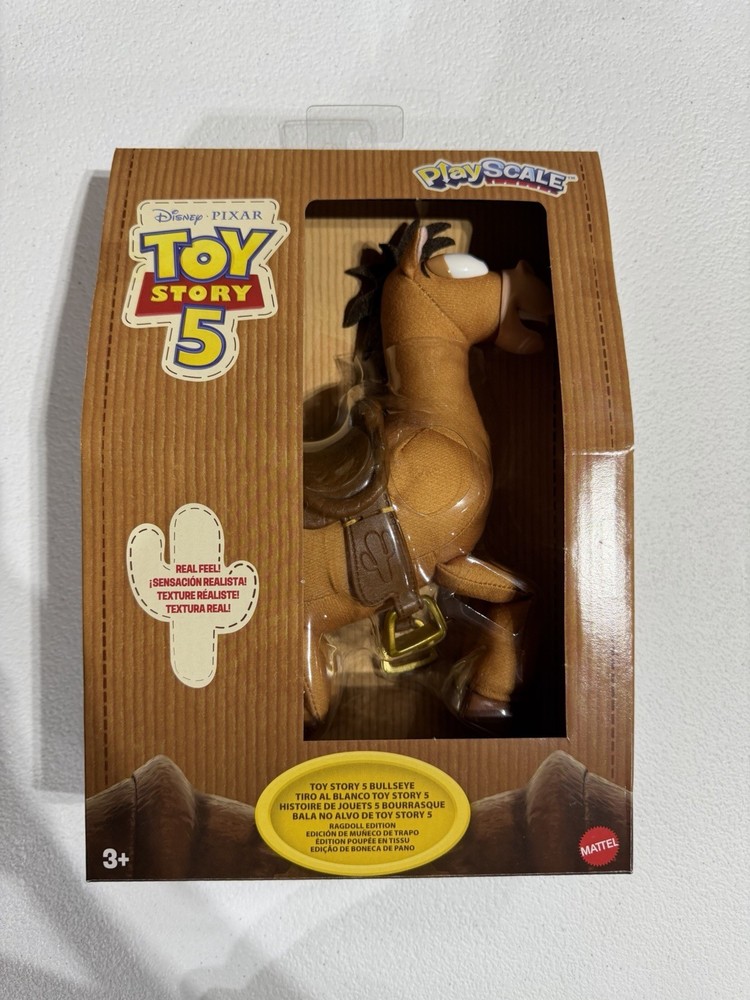 2026 Disney Pixar Toy Story 5 Bullseye Ragdoll Edition Plush 7″ PlayScale NIB