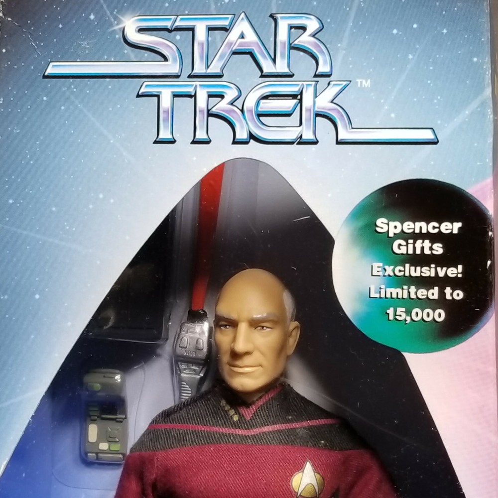 9″ Captain Picard First Season Uni Spencer Excl Star Trek TNG Playmates MIB 97