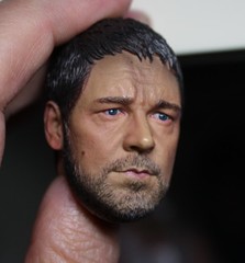 Gladiator Russell Ira Crowe 1/6 Head Sculpt for Hot Toys Enterbay Body US seller
