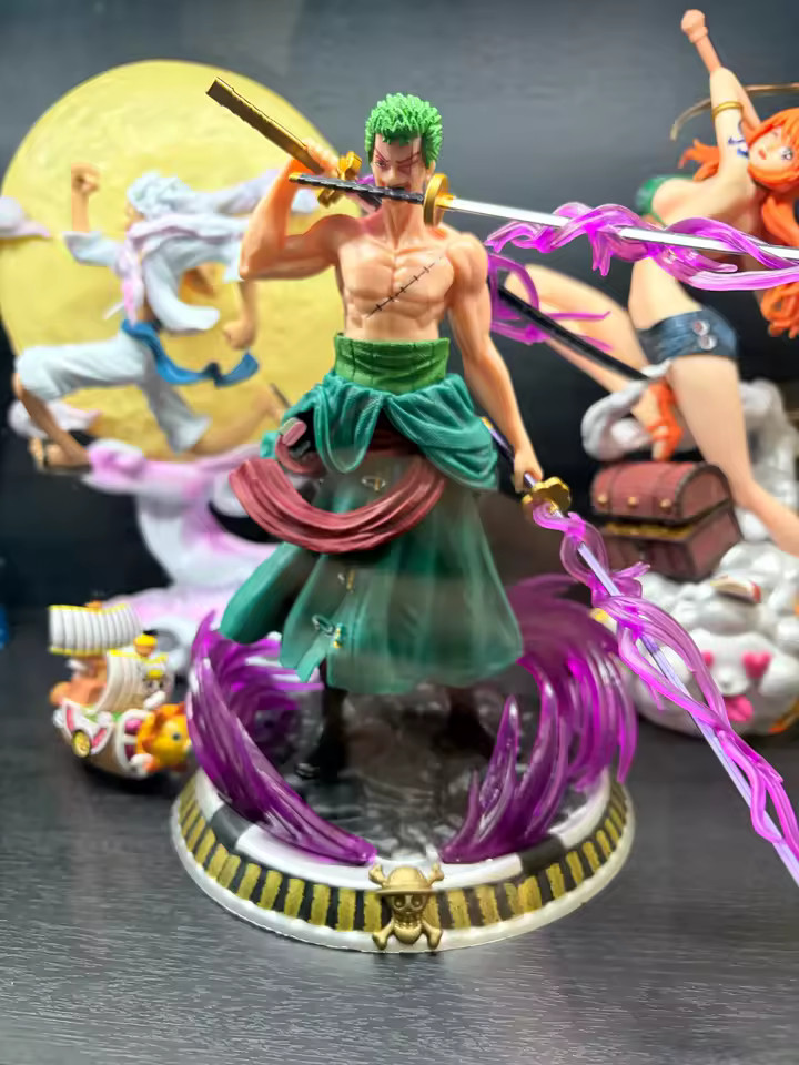 8.3″ One Piece Roronoa Zoro Three-Sword Style PVC Figure Collectible Toy
