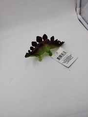 GREEN AND BROWN STEGOSAURUS 7.5 INCH FIGURE