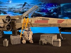 Luke Skywalker Degoba, X-Wing equipment for 3.75 ” figure Diorama
