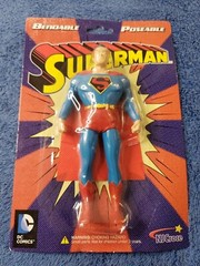 * SUPERMAN 5 1/2-INCH NJ CROCE BENDABLE FIGURE * New In Package