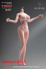 US STOCK YM507 1/6 Female Body Pale Plump Slender Waist Detail Figure Model toy