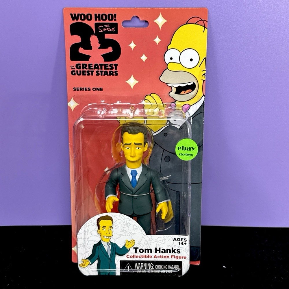 NECA The Simpsons TOM HANKS 25th Anniversary 5 Inch Action Figure Series 1 New
