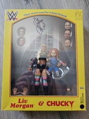 Liv Morgan and Chucky WWE Mattel Action Figure New Not Released *Signed* 1/1?