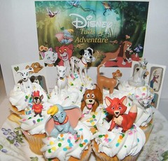 Disney Animal Friends Cake Toppers including Dumbo, Fox and Hound, and More!