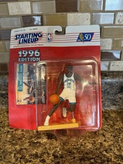 1996 Far East Asian Larry Johnson Starting Lineup Hasbro Kenner Hornets