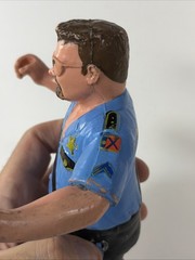 WWF LJN Superstars 1989 Big Bossman Black Card Wrestling Action Figure WWE