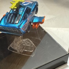SDCC 2008 Mattel Cars Lightning Storm McQueen Dinoco w/ Case READ
