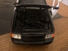 1/18 Melrose K-9 Black And White Police Car By MOTOR MAX •Discontinued• RARE