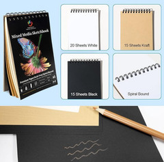 80 PCS Pro Drawing Set Sketching Kit, Art Kit with Drawing Pencils for Sketching