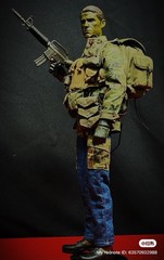 1/6 US ARMY VIETNAM WAR SPECIAL FORCES OPERATOR LRRP BANDIT JOES CUSTOM