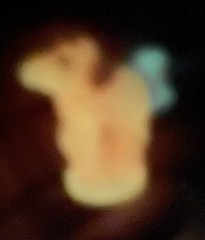 Vtg My Little Pony Petite Ponies Glow In The Dark Magic Candle Pink White Mane