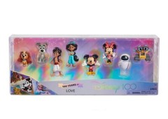 Disney 100 Years Of Love Collector Character Figure Set Limited Edition 8 Pieces