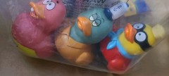 SPONGEBOB LOT OF 2 BAGS OF CHARACTER DUCKS PATRICK, SQUIDWARD, BARNACLE BOY NEW