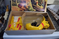 1971 GI Joe SEARCH FOR THE STOLEN IDOL Adventure Helicopter RARE INTERNATIONAL