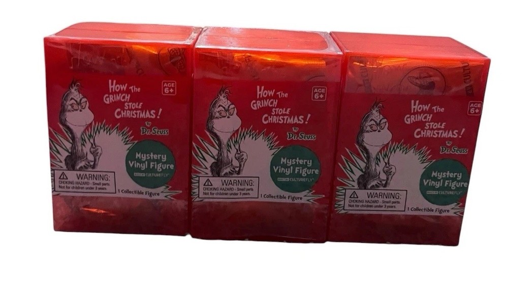 How the Grinch Stole Christmas Mystery Vinyl Figure Set of 3