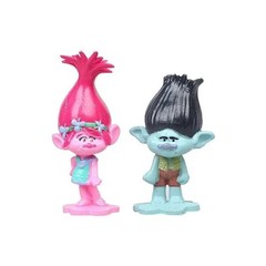 12pcs/Set Trolls Branch Critter Skitter Figures Trolls Children Trolls PVC Actio