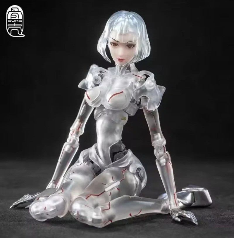 AI Agent Female C1 Transparent Version 1/12 Figure Articulated Collectible Model