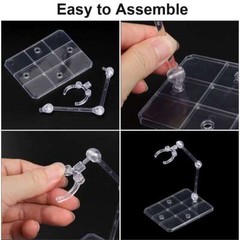 1~10Pcs Adjustable Action Figure Display Holders Base Doll Model Support Stand
