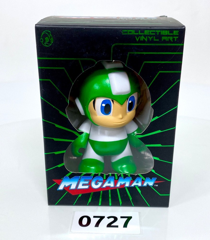 Mega Man x Kidrobot 3″ in Metallic Green Holiday Exclusive Non-Blind Box NIB New