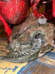Caraxes Blood Worm Dragon Figure | Hand Painte