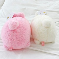 9.84″ Molang Lying Soft fluffy Plush Doll Renewal Korean Official 25cm Kawaii